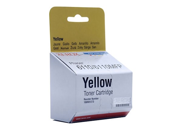 Xerox Yellow Standard Capacity toner for Phaser 6110/6110MFP