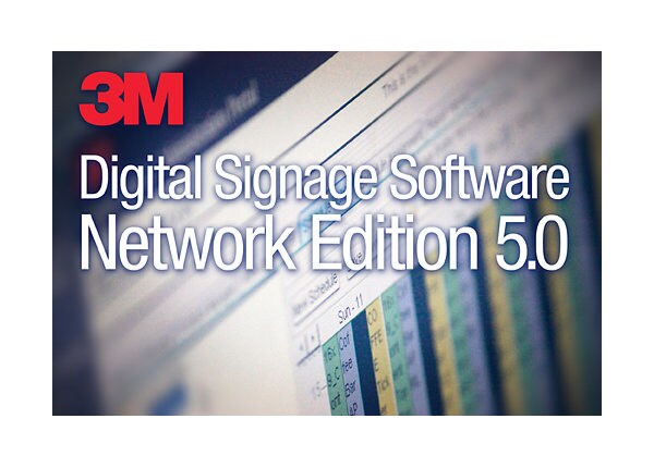 3M Digital Signage Network Edition - license