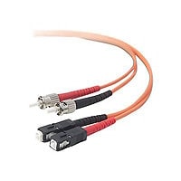 Belkin 2m ST/SC OM1 62.5/125 Multimode Duplex Fiber Patch Cable