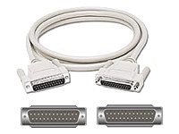 C2G serial / parallel cable - 3 ft - beige