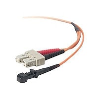 Belkin 2m SC/MTRJ OM1 62.5/125 Multimode Duplex Fiber Patch Cable