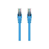 Belkin Cat5e/Cat5 7ft Blue Snagless Ethernet Patch Cable, PVC, UTP, 24 AWG, RJ45, M/M, 350MHz, 7'
