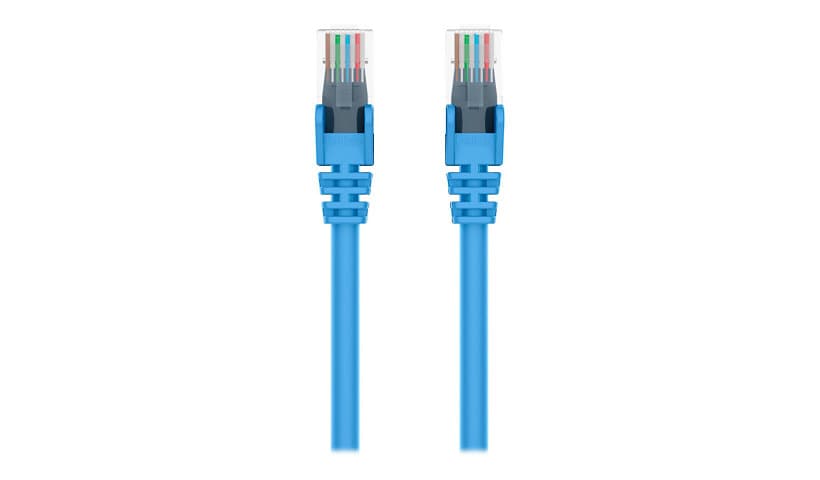 Belkin Cat5e/Cat5 25ft Blue Snagless Ethernet Patch Cable, PVC, UTP, 24 AWG, RJ45, M/M, 350MHz, 25'