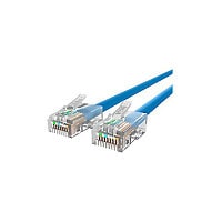 Belkin Cat5e/Cat5 5ft Blue Ethernet Patch Cable, No Boot, PVC, UTP, 24 AWG, RJ45, M/M, 350MHz, 5'