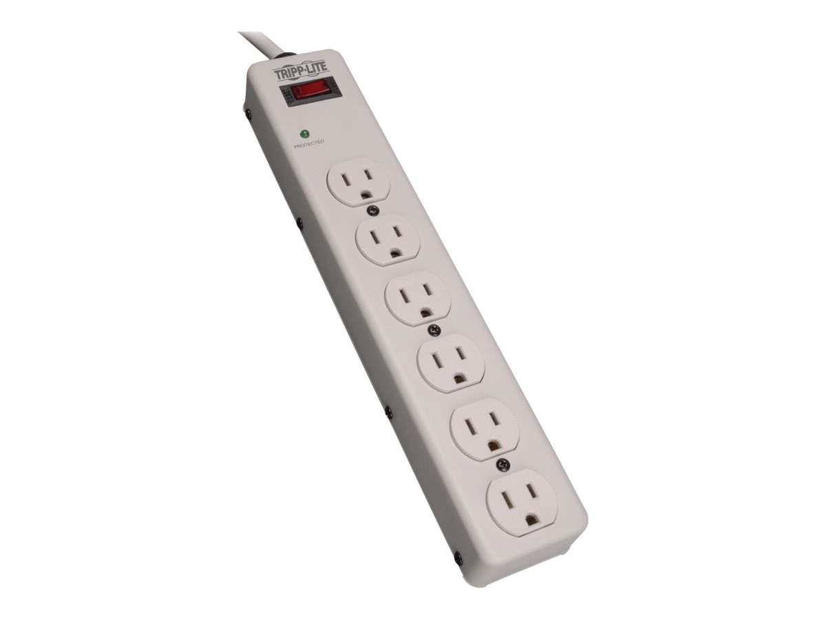 Eaton Tripp Lite Series Surge Protector Power Strip 120V 6 Outlet Metal 6' Cord 1340 Joule - surge protector