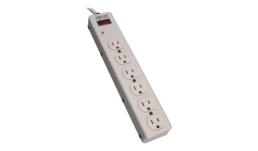 Tripp Lite Surge Protector Power Strip 120V 6 Outlet Metal 6' Cord 1340 Joule - surge protector