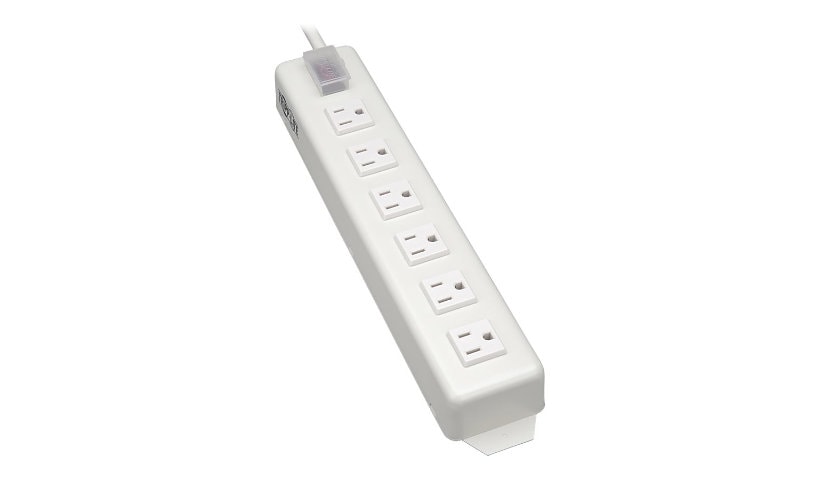 Tripp Lite Power Strip Metal 120V 5-15R Right Angle 6 Outlet 15ft Cord