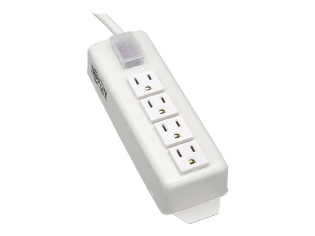 Tripp Lite Power Strip 120V 5-15R 4 Outlet Metal 6ft Cord 5-15P