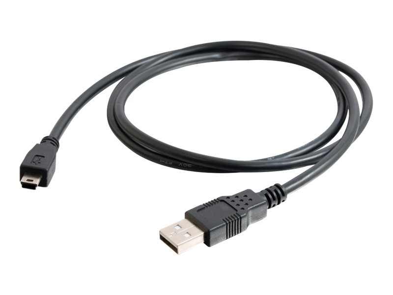 Thumbnail 2 of 3 for C2G 3.3ft USB A to USB Mini B Cable - USB to Mini B Cable - USB 2.0 - M/M