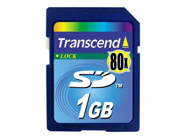 Transcend Ultra Speed - flash memory card - 1 GB - SD