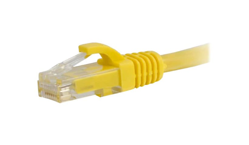 C2G 10ft Cat5e Snagless Unshielded (UTP) Ethernet Cable - Cat5e Network Patch Cable - PoE - Yellow