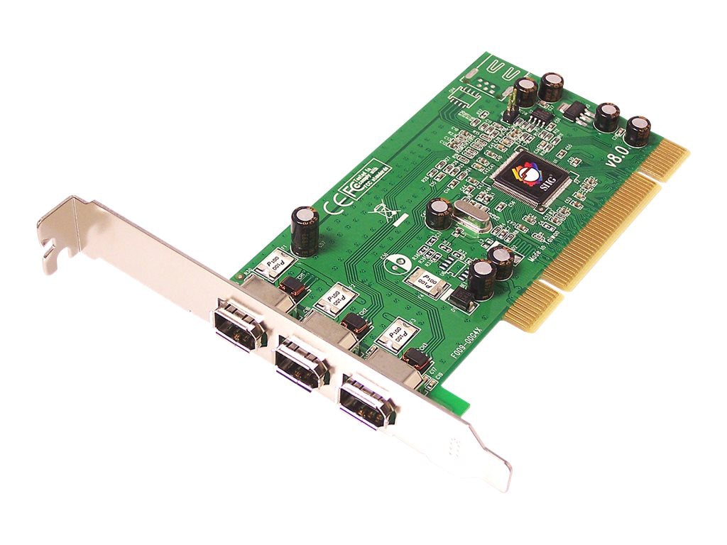 SIIG 1394 3-Port PCI - FireWire adapter - PCI - FireWire x 3