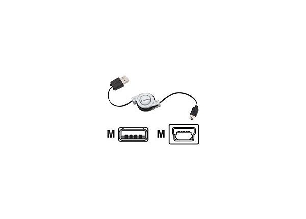 Belkin Retractable Hi-Speed USB 2.0 Cable USB cable - 79 cm