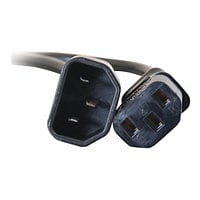 C2G 10ft Computer Power Extension Cord - 18 AWG - IEC320C14 to IEC320C13