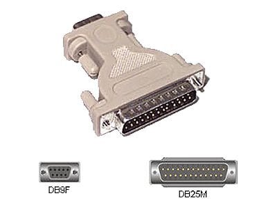 C2G DB9 to DB25 Serial RS232 Adapter - F/M