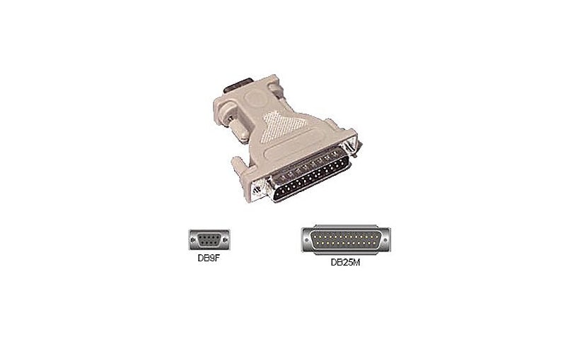 C2G DB9 to DB25 Serial RS232 Adapter - F/M