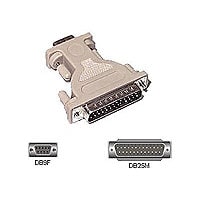 C2G DB9 to DB25 Serial RS232 Adapter - F/M