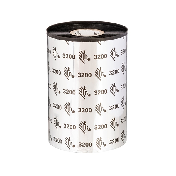 Zebra 3200 Wax/Resin - 1 - black - print ink ribbon refill (thermal transfe