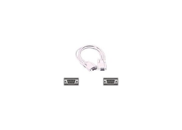 C2G 15FT CABLE DB9-NULL MODEM F/F