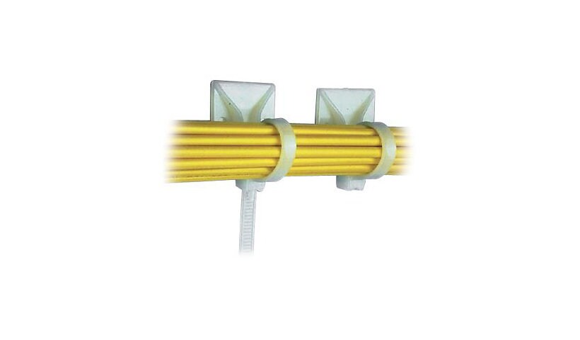 Panduit cable tie with self-adhesive base