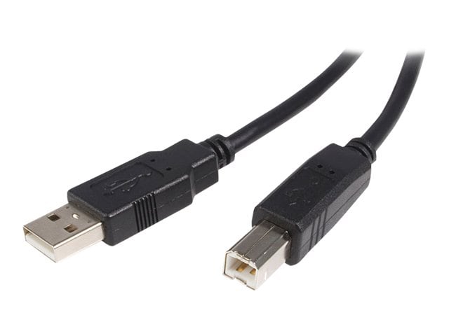 StarTech.com 1 ft USB 2.0 A to B Cable - M/M - USB (M) to USB Type B (M)