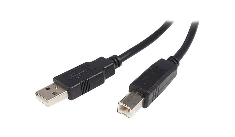 StarTech.com 1 ft USB 2.0 A to B Cable - M/M - USB (M) to USB Type B (M)