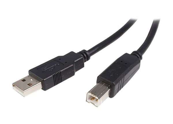 kølig fortov dok StarTech.com 1 ft USB 2.0 A to B Cable - M/M - USB (M) to USB Type B (M) -  USB2HAB1 - -