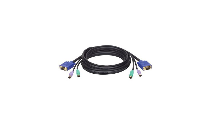 Tripp Lite 10ft PS/2 Cable Kit for B007-008 KVM Switch 3-in-1 Kit 10' - key