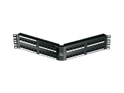 Panduit DP5e patch panel - 2U - 19"/23"