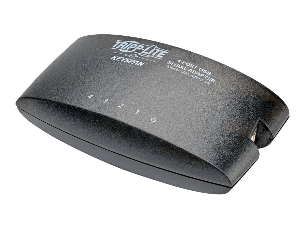 Tripp Lite Keyspan High Speed 4 Port USB to DB9 Serial Adapter Hub - serial adapter - USB - RS-232 x 4