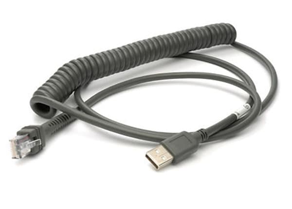 5X CBA-U12-C09ZAR 9FT Coiled USB Cable for Motorola Symbol LS2208 LS2200 LS4208 