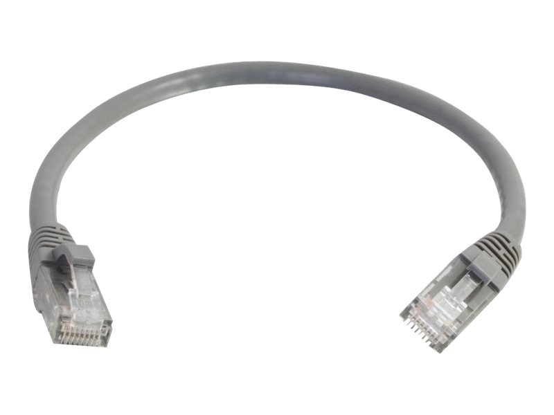 Thumbnail 2 of 5 for C2G 3ft Cat6 Snagless Unshielded (UTP) Ethernet Cable - Cat6 Network Patch Cable - PoE - Gray