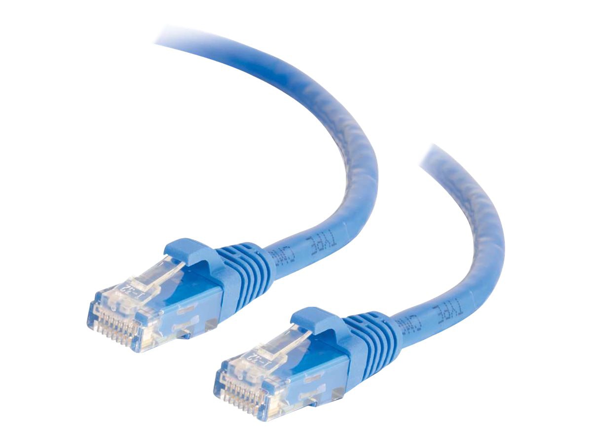 Cat6 Snagless Gigabit Ethernet Cable, Blue, 3-ft