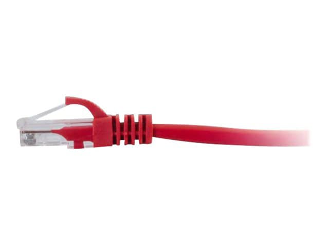 C2G 1ft Cat6 Snagless Unshielded (UTP) Ethernet Cable - Cat6 Network Patch Cable - PoE - Red