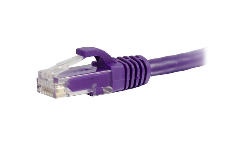 C2G 5ft Cat6 Snagless Unshielded (UTP) Ethernet Cable - Cat6 Network Patch Cable - PoE - Purple