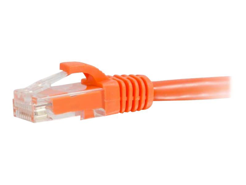 C2G 7ft Cat6 Snagless Unshielded (UTP) Ethernet Cable - Cat6 Network Patch Cable - PoE - Orange