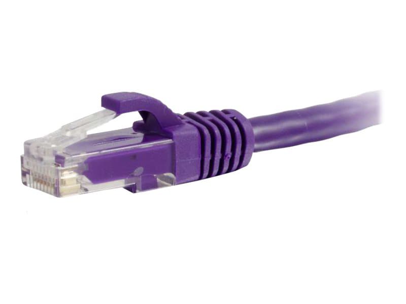 C2G 7ft Cat6 Snagless Unshielded (UTP) Ethernet Cable - Cat6 Network Patch Cable - PoE - Purple