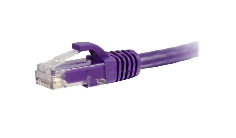 C2G 7ft Cat6 Snagless Unshielded (UTP) Ethernet Cable - Cat6 Network Patch Cable - PoE - Purple