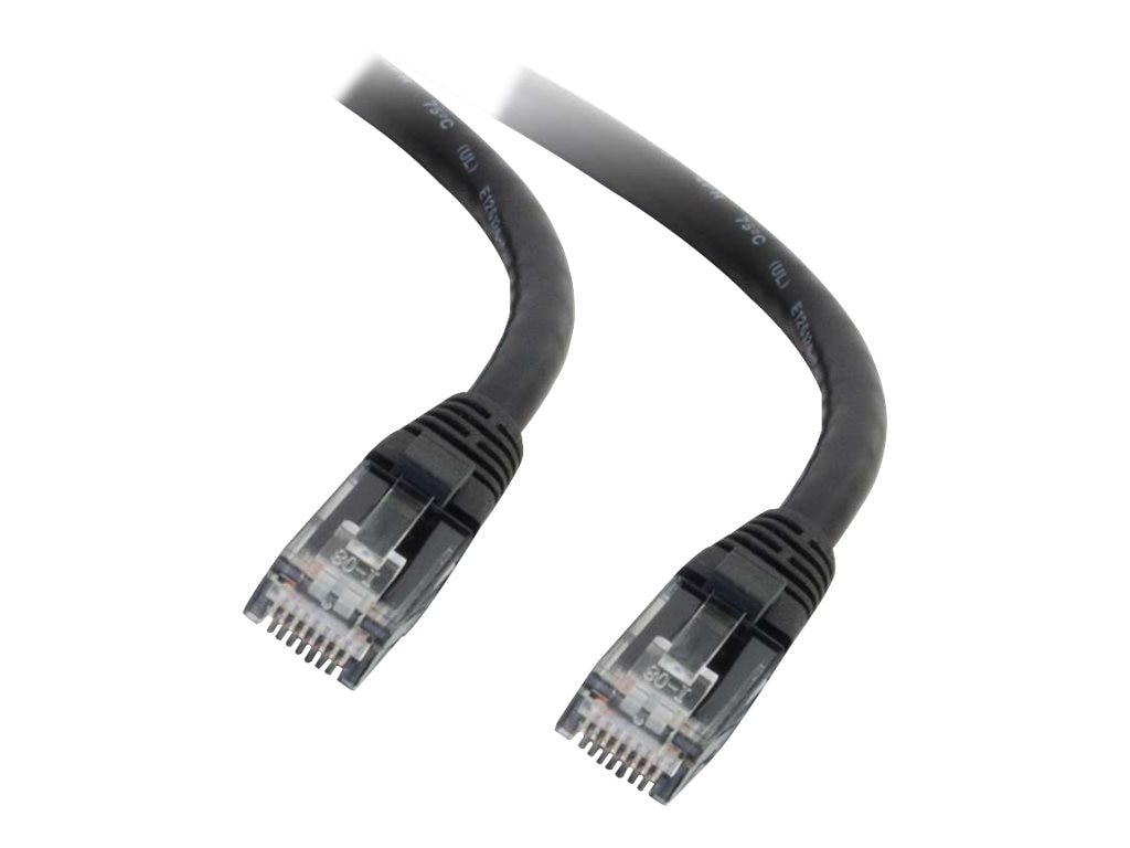 C2G 7ft Cat6 Snagless Unshielded (UTP) Ethernet Cable - Cat6 Network Patch Cable - PoE - Black