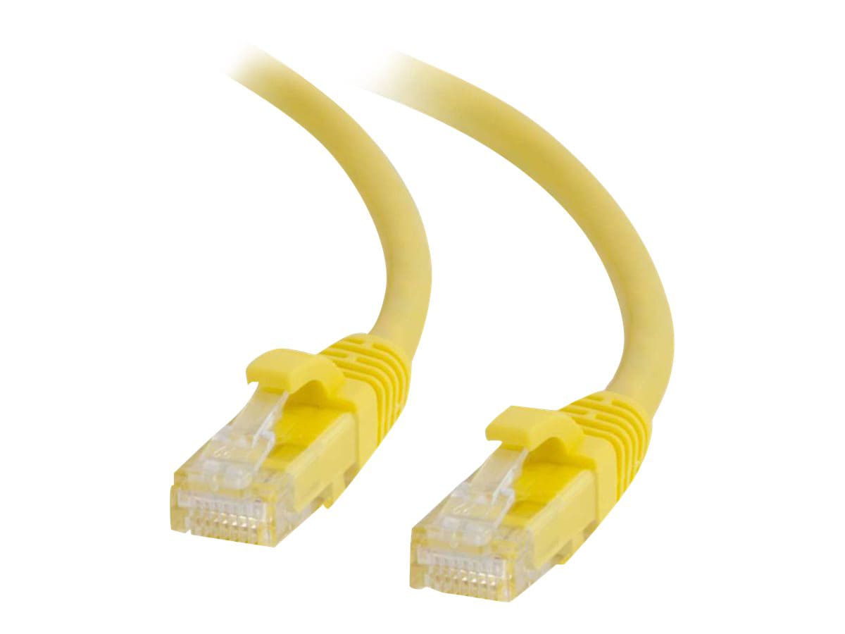 C2G 3ft Cat6 Snagless Unshielded (UTP) Ethernet Cable - Cat6 Network Patch Cable - PoE - Yellow
