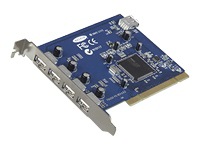 Belkin Hi-Speed USB 2.0 5-Port PCI Card - USB adapter - 5 ports