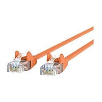 Belkin Cat6 1ft Orange Ethernet Patch Cable, UTP, 24 AWG, Snagless, Molded, RJ45, M/M, 1'