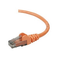 Belkin Cat6 4ft Orange Ethernet Patch Cable, UTP, 24 AWG, Snagless, Molded, RJ45, M/M, 4'