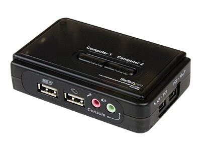 StarTech.com 2-Port USB KVM Switch with Cables - Compact, Bus - SV211KUSB - KVM Modules - CDW.com