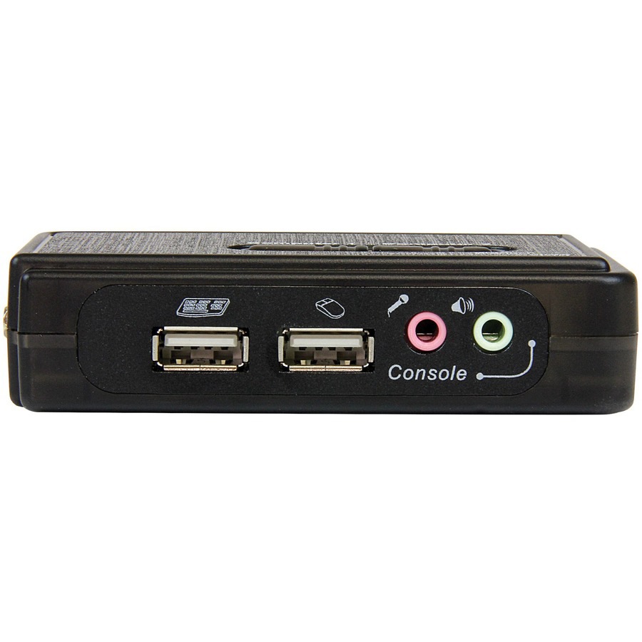 Thumbnail 2 of 6 for StarTech.com 2 Port USB KVM Kit with Cables and Audio Switching - KVM / audio switch - USB - 2 ports - 1 local user
