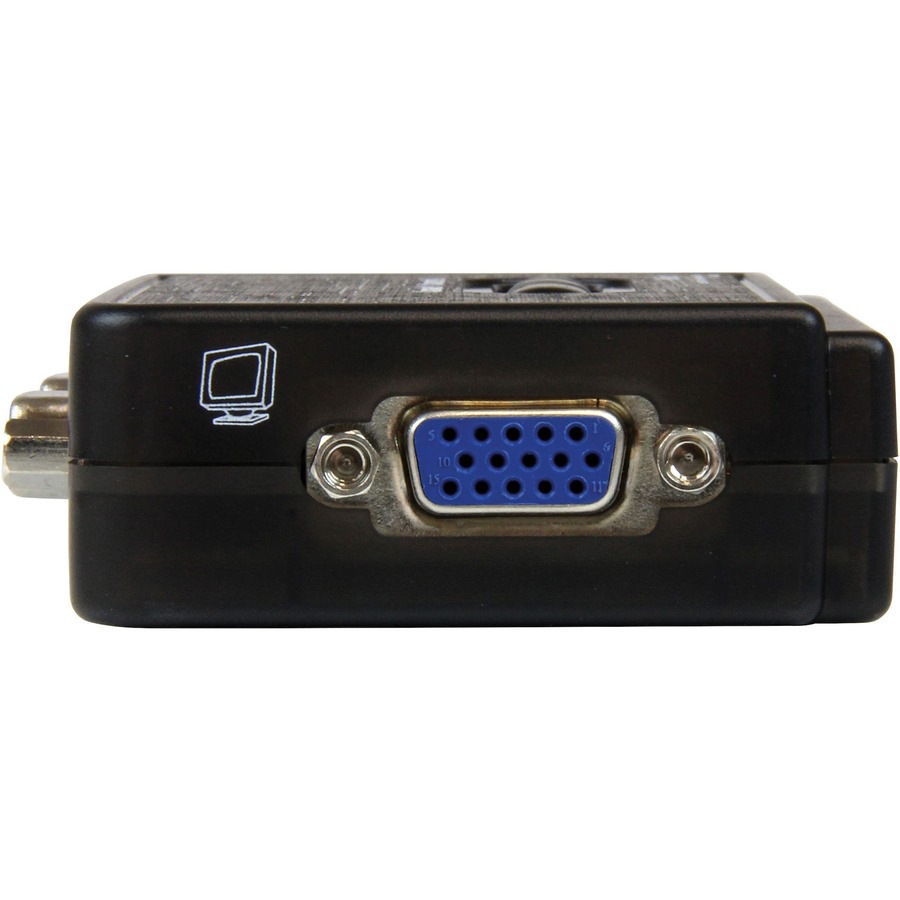 Thumbnail 4 of 6 for StarTech.com 2 Port USB KVM Kit with Cables and Audio Switching - KVM / audio switch - USB - 2 ports - 1 local user