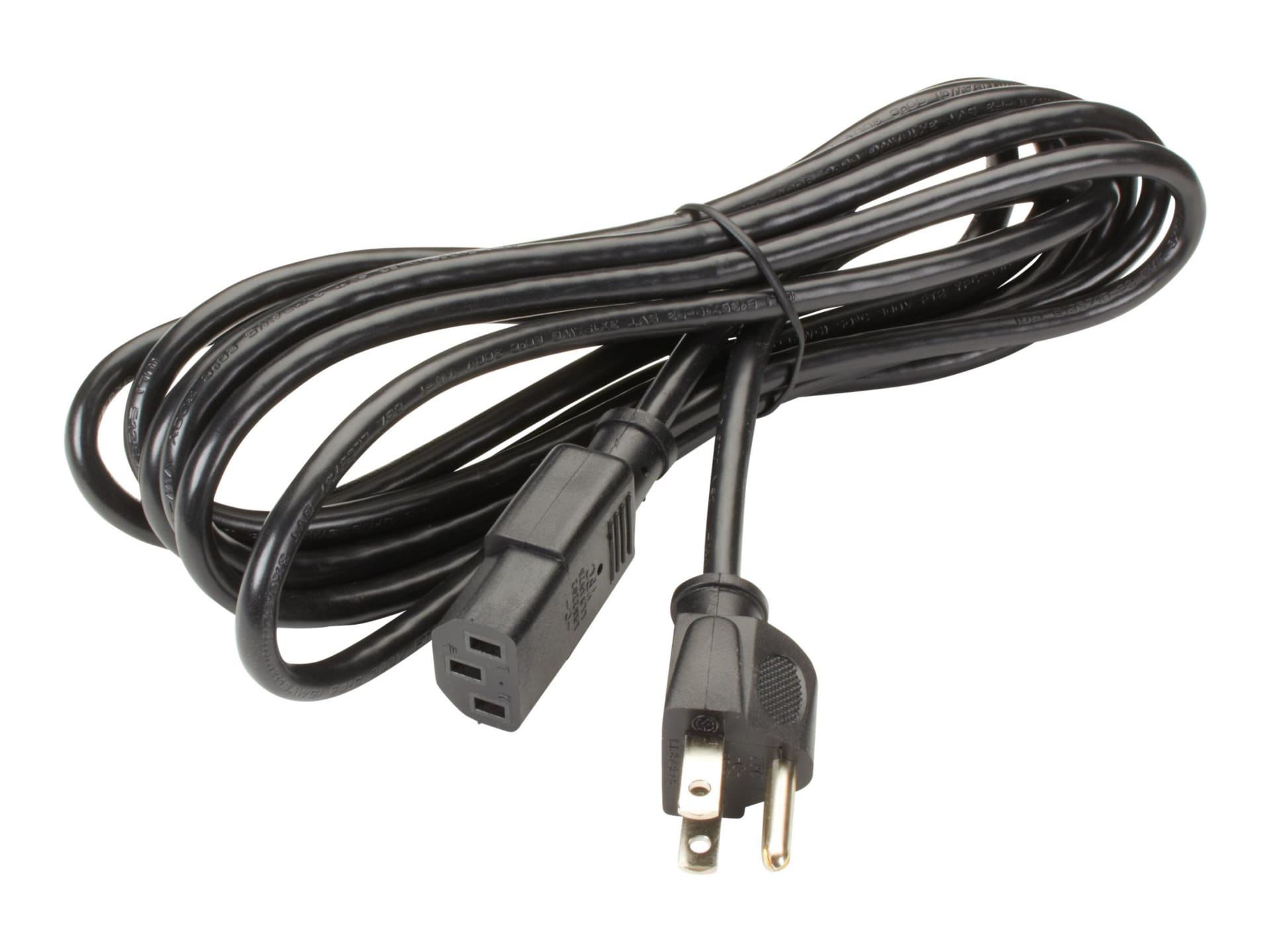 10ft Power Extension Cord 5-15R to 5-15P - Computer Power Cables