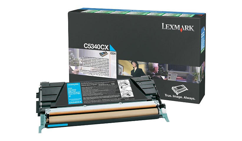 Lexmark - Extra High Yield - cyan - original - toner cartridge - LCCP, LRP