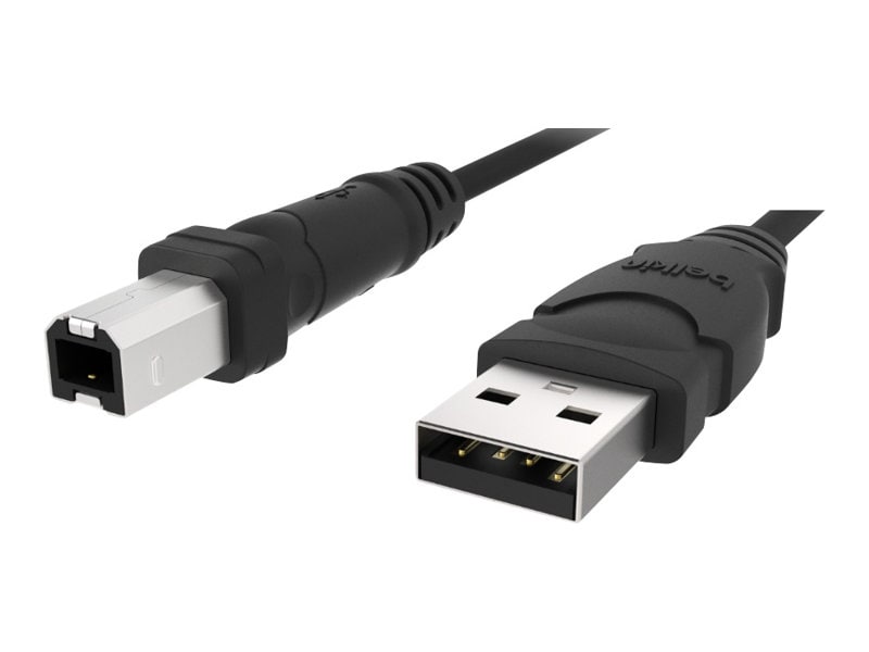 Belkin 10ft USB A/B Device Cable - USB cable - USB to USB Type B - ft - F3U133B10 - USB Cables - CDW.com