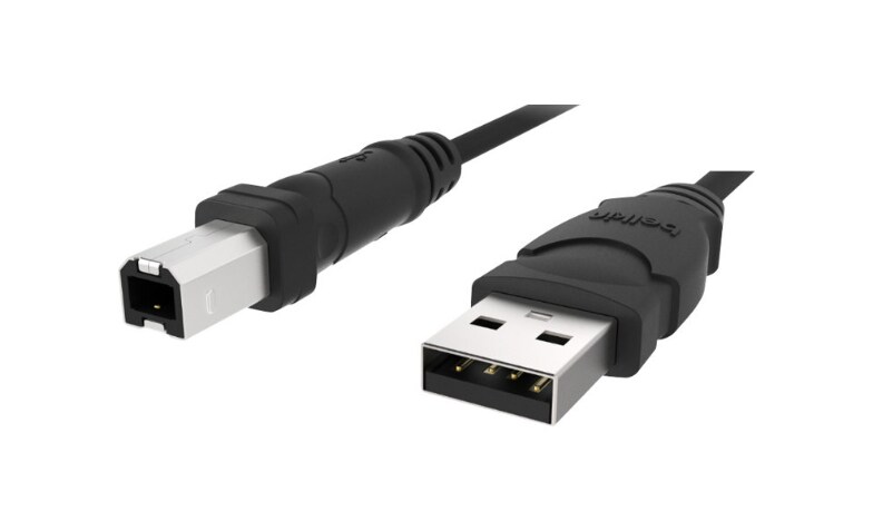 Belkin 10ft USB A/B Device - USB cable - USB to USB Type B - 10 ft - F3U133B10 - USB Cables - CDW.com